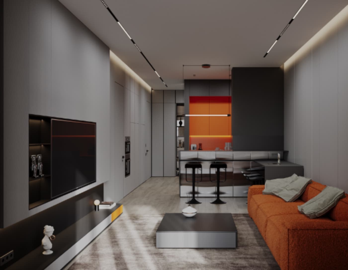 3D визуализация — ЖК Lumiere, 85 м²